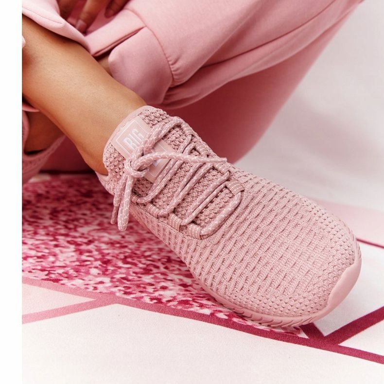 Ženske sportske cipele Memory Foam Big Star HH274299 Pink ružičasta 2