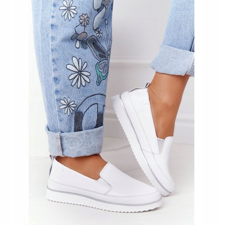 Ženske tenisice Slip-On S.Barski bijele bijela 2