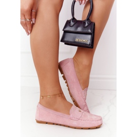 S.Barski Ženske mokasine od antilopa S. Bararski Pink ružičasta 1