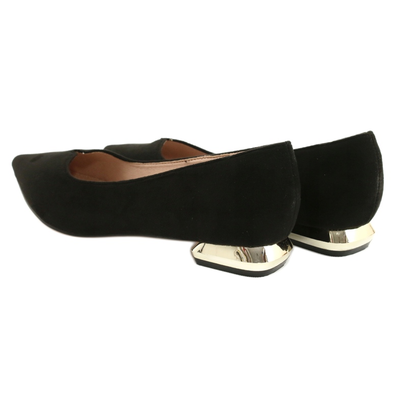 Pumpe sa zlatnim potpeticama FILIPPO DP2091 / 21 BK crna 7