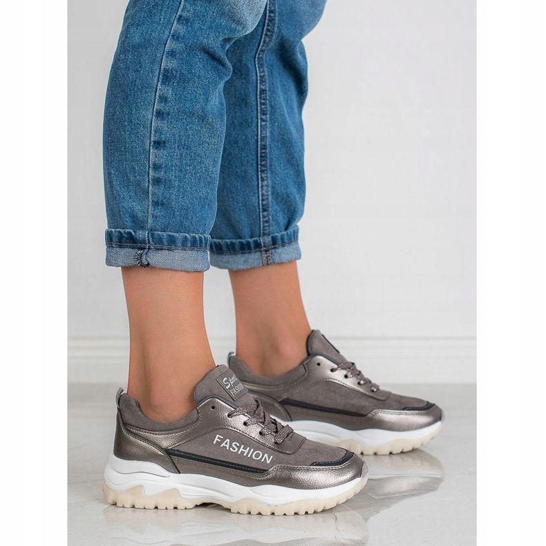 Ax Boxing Modne sportske cipele siva 1