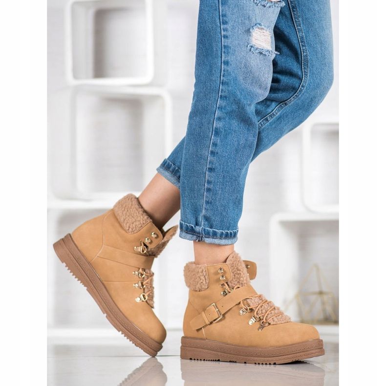 Elegantne čizme VICES smeđa 2