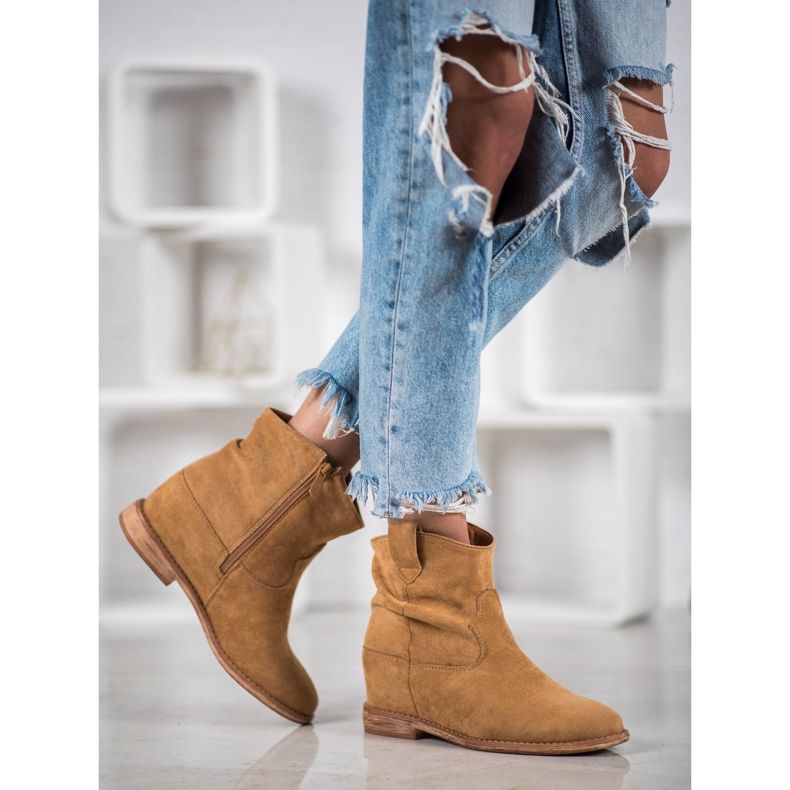 Bella Paris Kaubojske čizme na klin smeđa 1