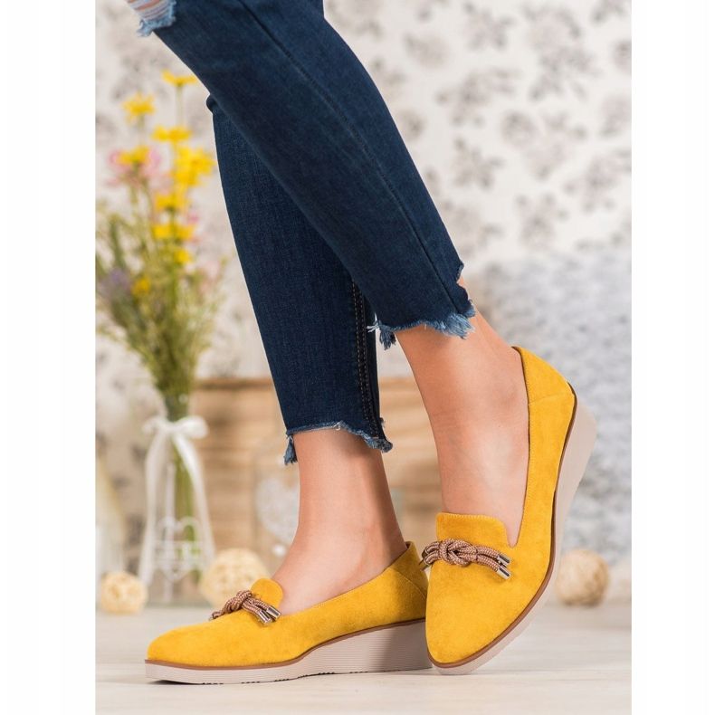 Yellow Lords On The VINCEZA Wedge žuta boja 2