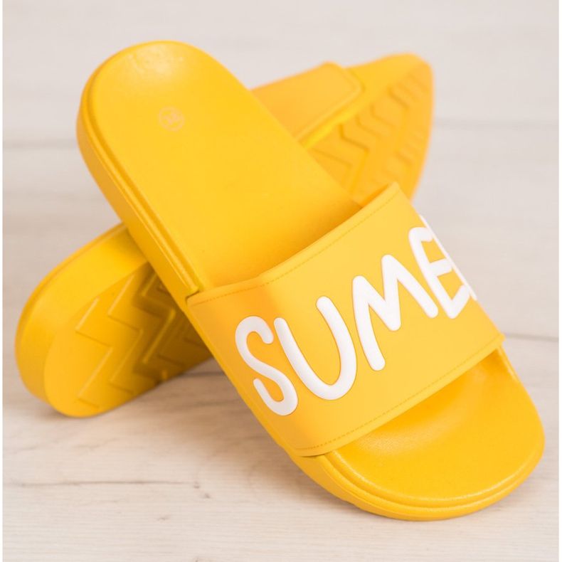 SHELOVET Gumene papuče žuta boja 1