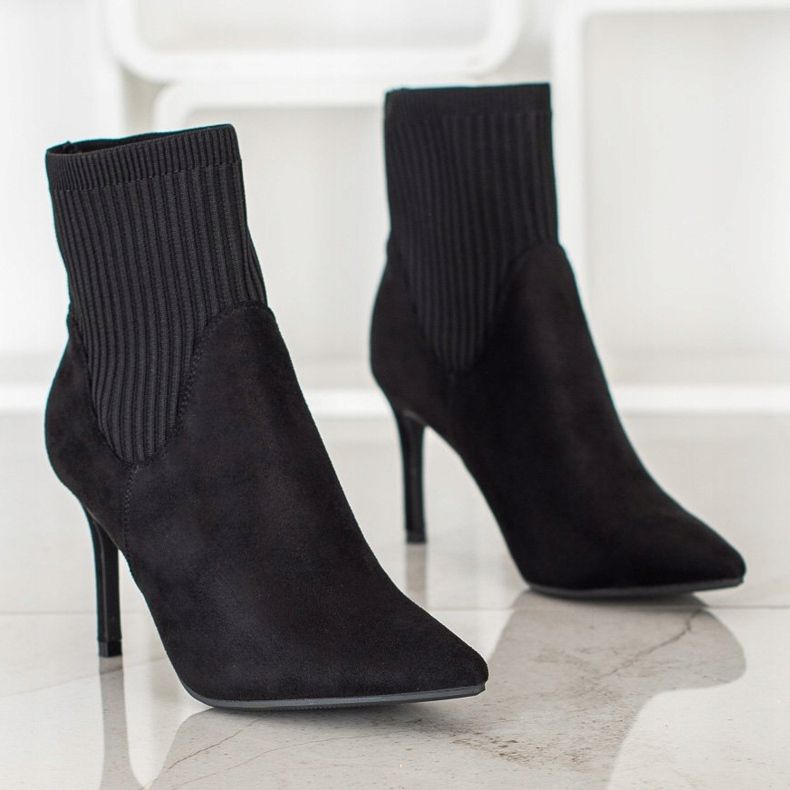 VINCEZA klizne čizme crno 1