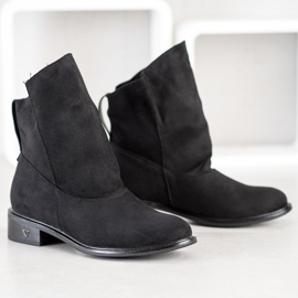 Gogo Čizme sa širokim gornjim dijelom crno 2