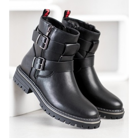 J. Star Radnici sa kopčama crna 1