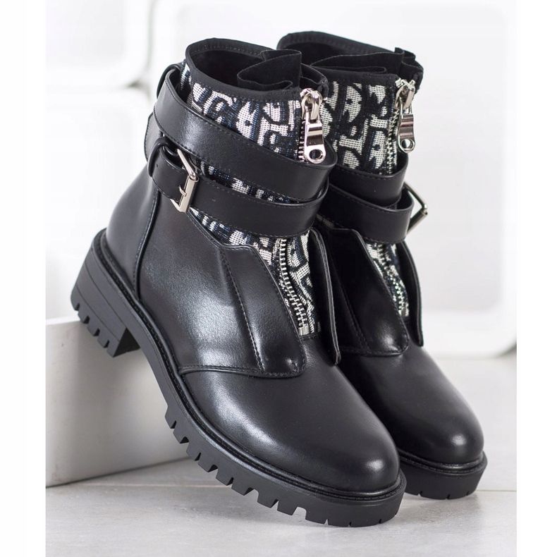 Seastar Moderne torbe s patentnim zatvaračem crno 2