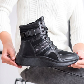 SHELOVET Izolirane sportske čizme crno 2