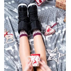 GOLL Tople crne čizme za snijeg crna 1