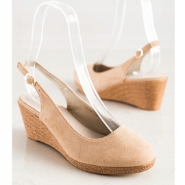 Goodin Udobne klinaste pumpe smeđa 1