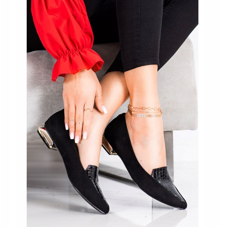 Goodin Modne pumpe u Spitzu crno 1