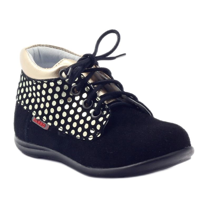 Čizme za djevojčice Zarro 82/4 crno zlato zlatna 1