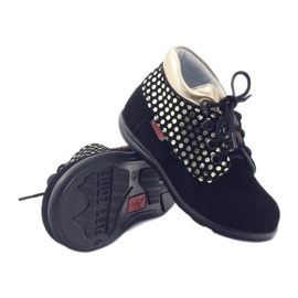 Čizme za djevojčice Zarro 82/4 crno zlato zlatna 3