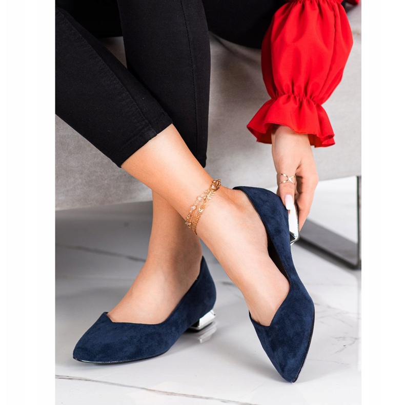 Goodin Pumpe s ravnom petom tamnoplava plava 1