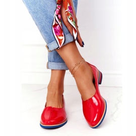 Lakirane kožne cipele Maciejka 05035-08 Crvena 3