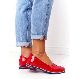 Lakirane kožne cipele Maciejka 05035-08 Crvena 2