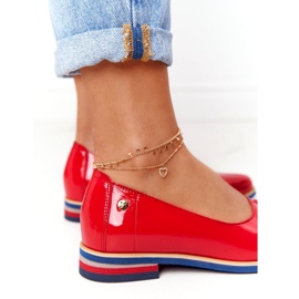 Lakirane kožne cipele Maciejka 05035-08 Crvena 1