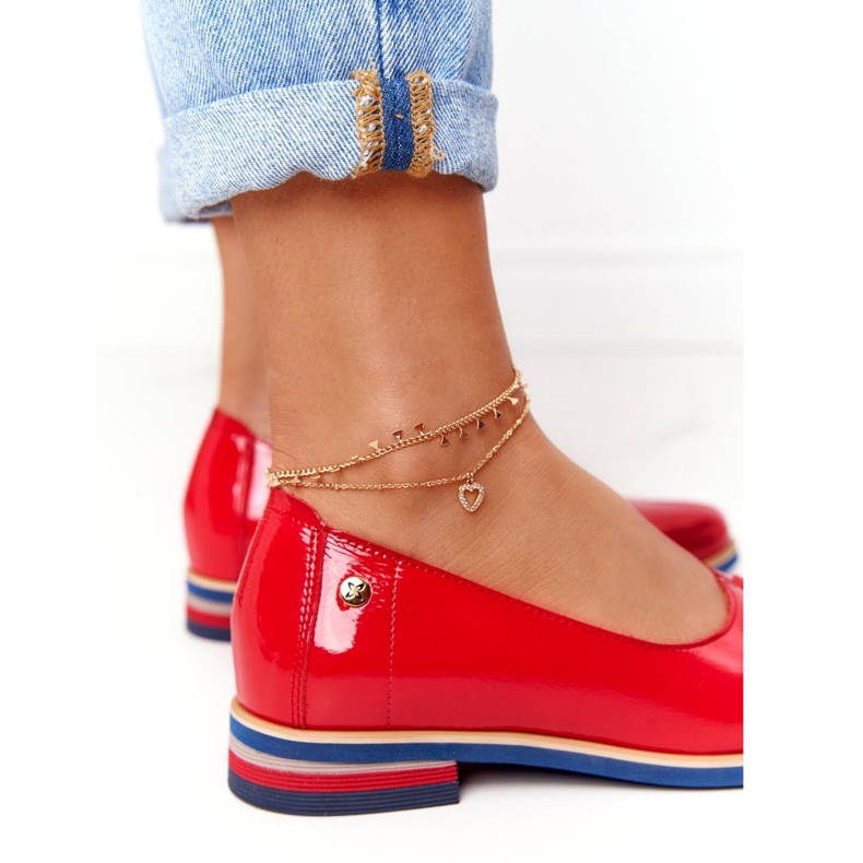 Lakirane kožne cipele Maciejka 05035-08 Crvena 1