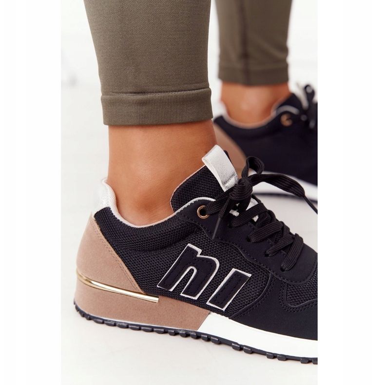 Ženske sportske cipele Tenisice Black Maddie smeđa crno 1