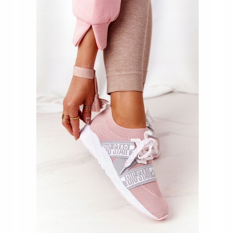 Ženske sportske cipele Memory Foam Big Star HH274353 Pink ružičasta 2