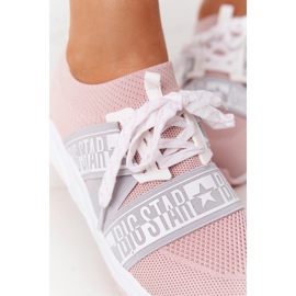Ženske sportske cipele Memory Foam Big Star HH274353 Pink ružičasta 1