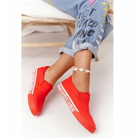 Ženske tenisice Slip-on Big Star HH274010 Crvene crvena 2