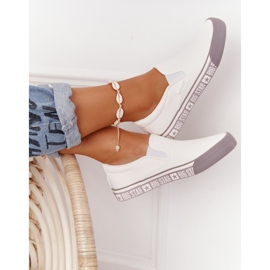 Ženske tenisice Slip-on Big Star HH274007 bijele bijela 1