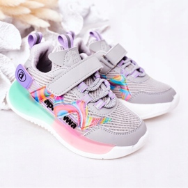 Apawwa Dječje sportske cipele Tenisice Grey Jump Jump siva višebojan 1