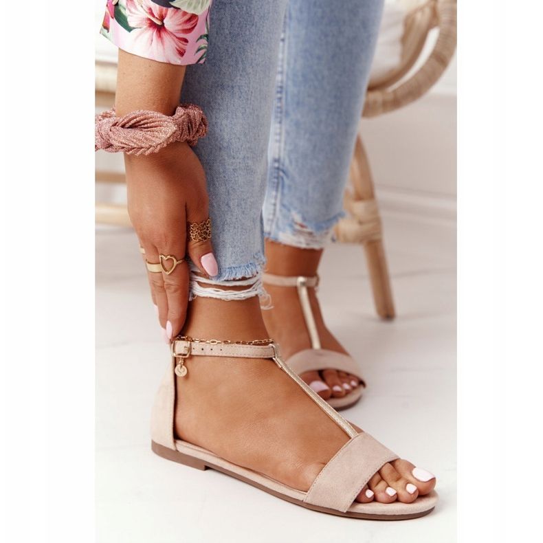 S.Barski Elegantne sandale od antilopa S. Bararski 541-7 Bež 2