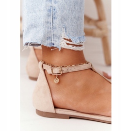 S.Barski Elegantne sandale od antilopa S. Bararski 541-7 Bež 1