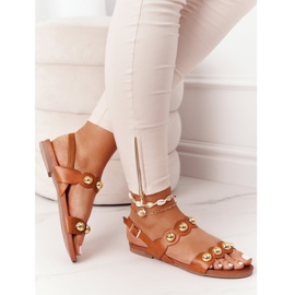 Sandale s mlaznicama S.Barski 541-52 Smeđe smeđa 1