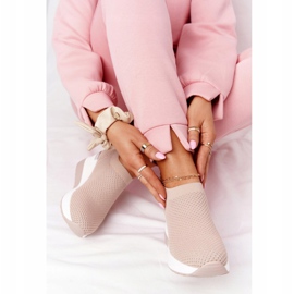 Otvorene tenisice koje se navlače na klin Bež Harmony bijela 1