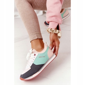 Cross Jeans Sportske cipele Memory Foam Cross Cross HH2R4049C Zeleno-ružičasta zelena 1