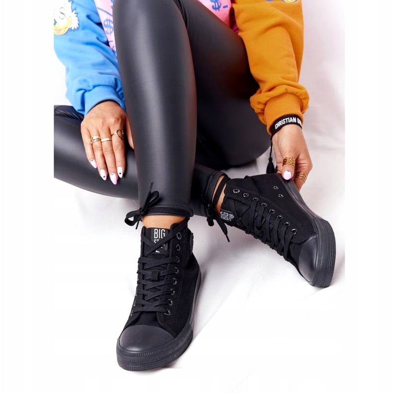 Visoke tenisice Big Star FF274A170 Crne crno 3