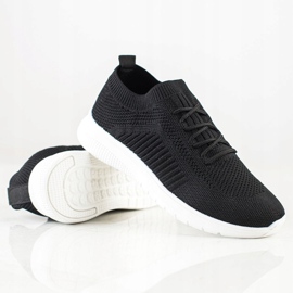 SHELOVET Udobne ažurne sportske cipele crna 1