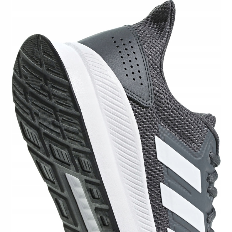 Sive muške cipele Adidas Runfalcon F36200 bijela siva 3