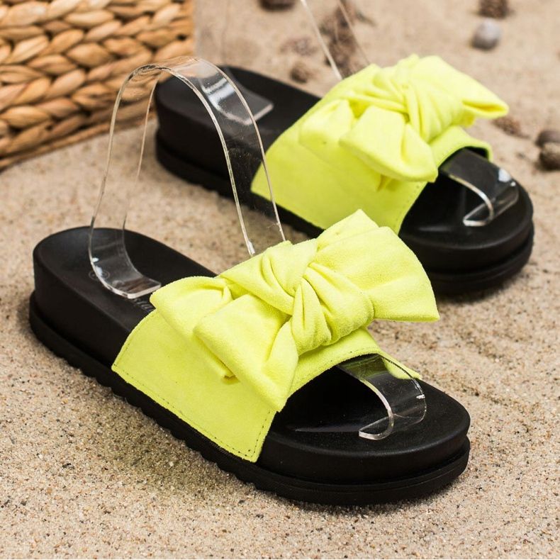 Seastar Papuče s mašnom žuta boja 1