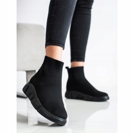 SHELOVET Crne tenisice koje se navlače crno 1