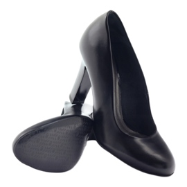 Edeo Crne pumpe na stupu crna 3