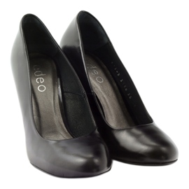 Edeo Crne pumpe na stupu crna 4