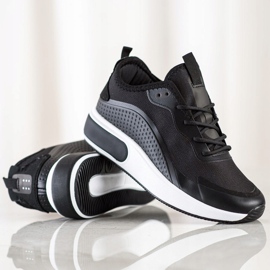 SHELOVET Sportske tenisice na platformi crno 1