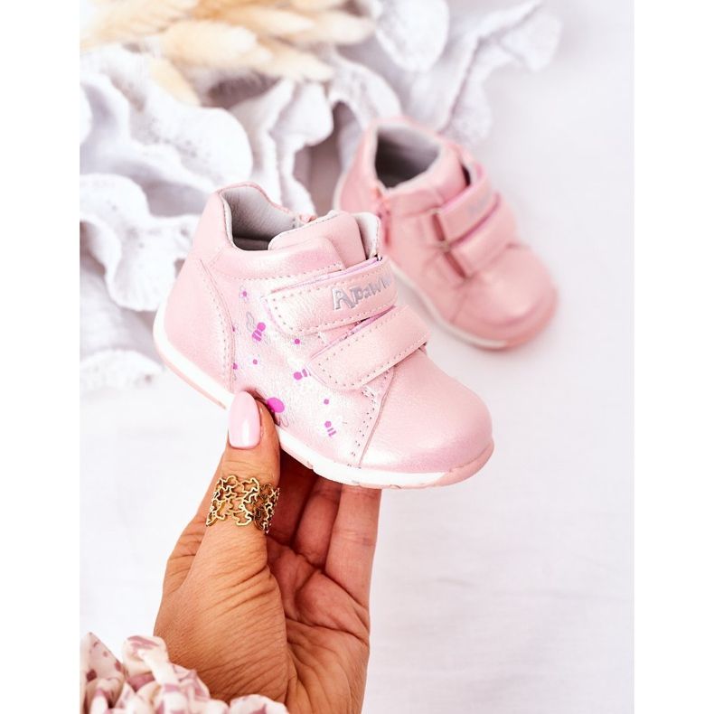 Apawwa Dječje broge s čičak ružičastim milom ružičasta 2