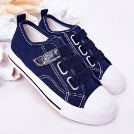 EVE Dječje tenisice s čičak tamnoplavim osvetnicima plava 2