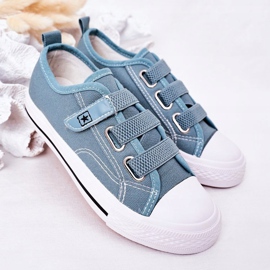 EVE Dječje tenisice na čičak s plavim Avengersima plava 2