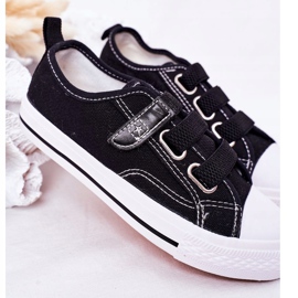 EVE Crne Avengers dječje tenisice s čičak trakom crna 1