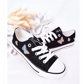 EVE Dječje tenisice Crne bajke s leptirima crna 1