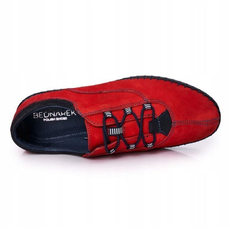 Bednarek Polish Shoes Muške kožne cipele Bednarek Red crvena 1