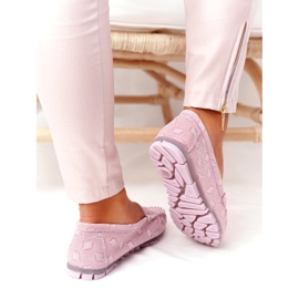 Kožne mokasine Rio Flore ekološke kože ružičasta 4